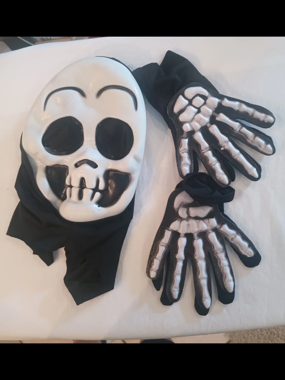 Skeleton Glow 4pc Jumpsuit-Kids Unisex Costume